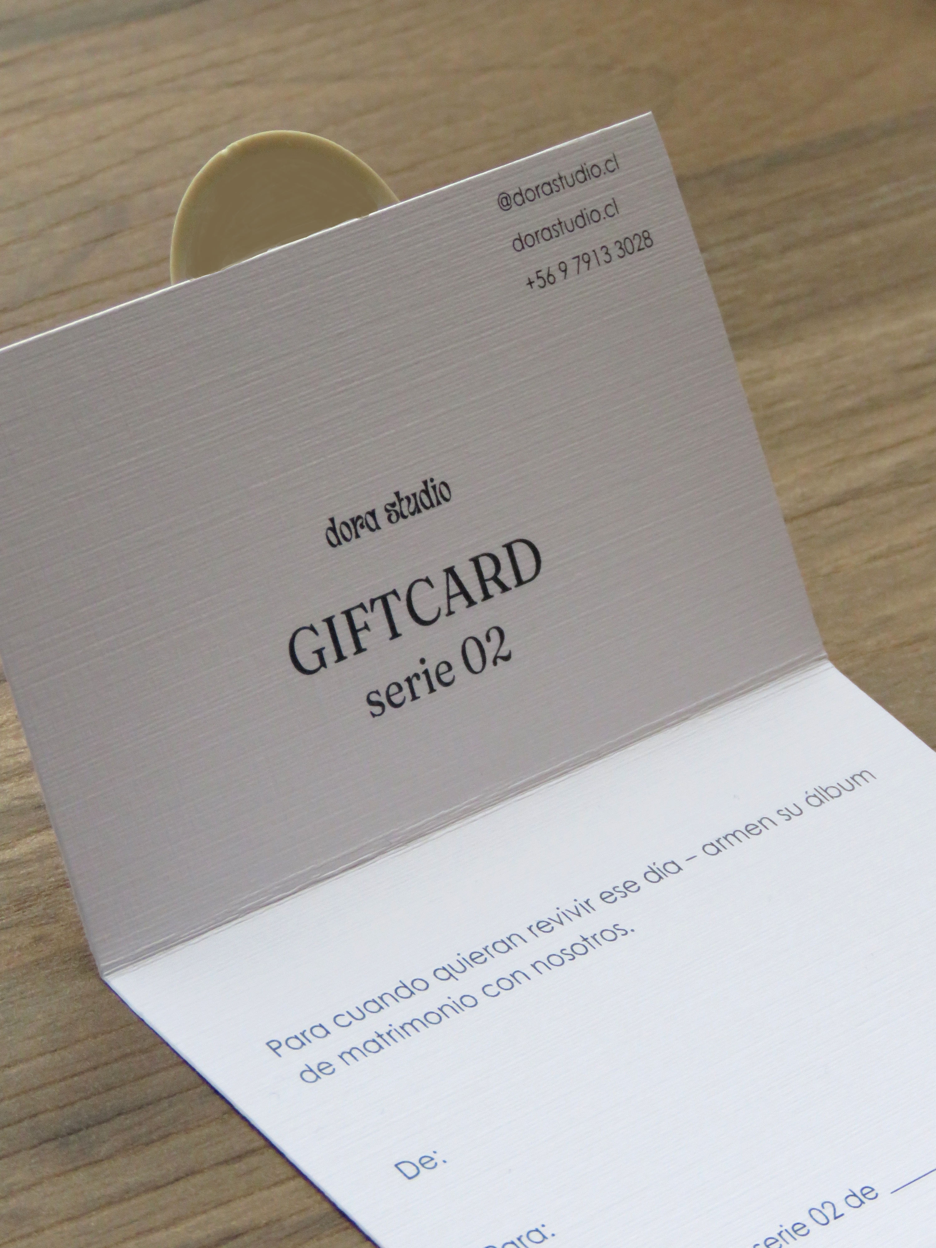 Giftcard física dora studio